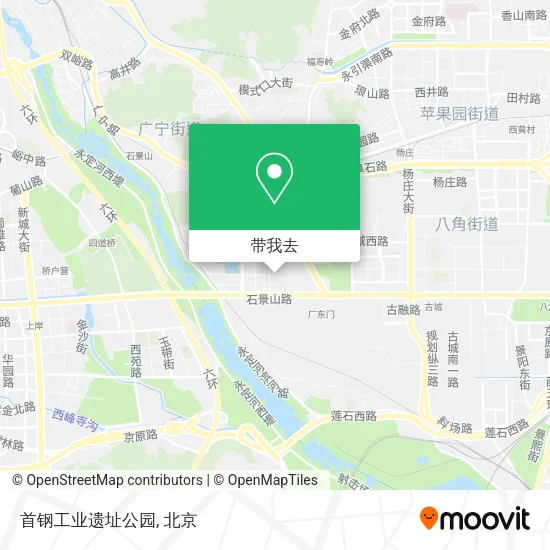 首钢工业遗址公园地图