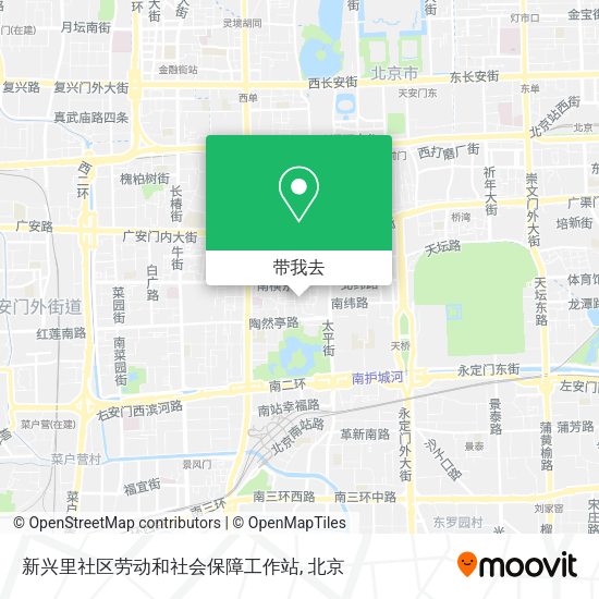 新兴里社区劳动和社会保障工作站地图