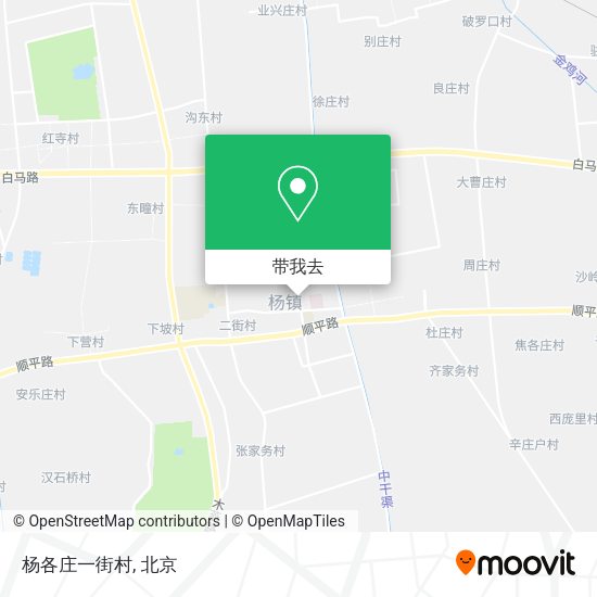 杨各庄一街村地图