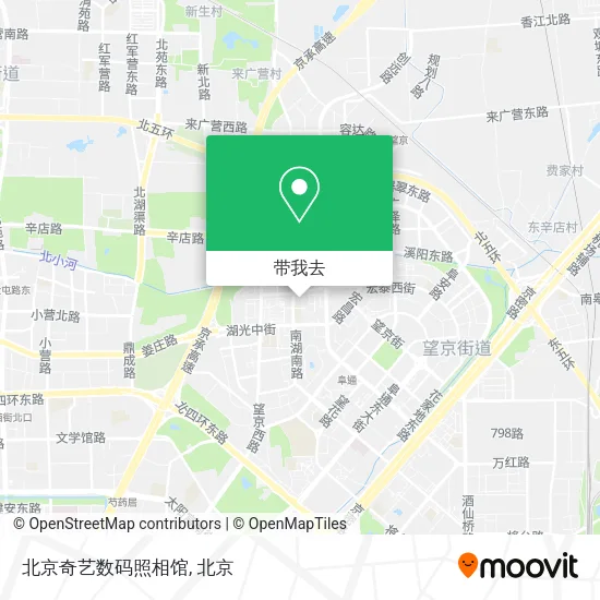 北京奇艺数码照相馆地图