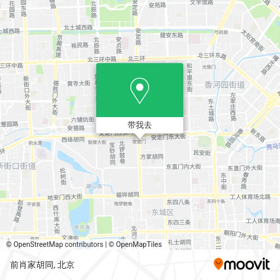 前肖家胡同地图