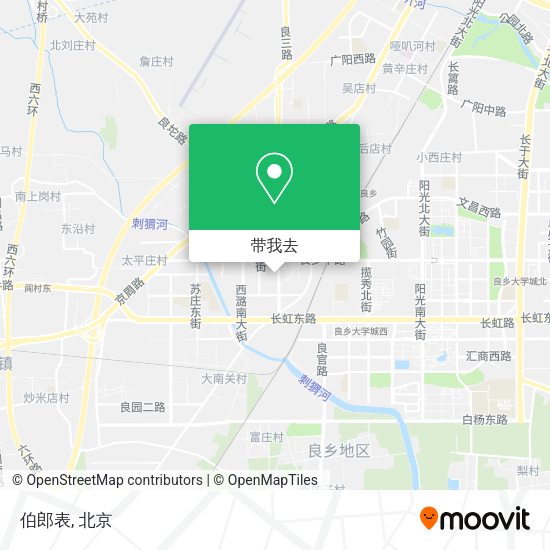 伯郎表地图