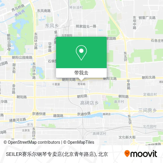 SEILER赛乐尔钢琴专卖店(北京青年路店)地图