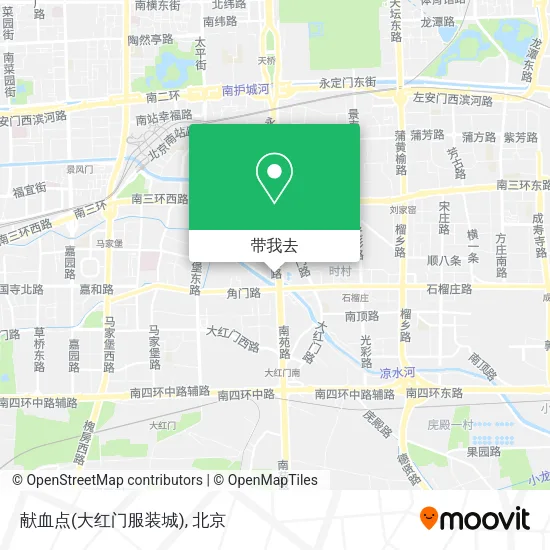 献血点(大红门服装城)地图