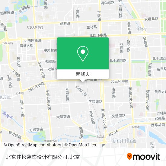 北京佳松装饰设计有限公司地图