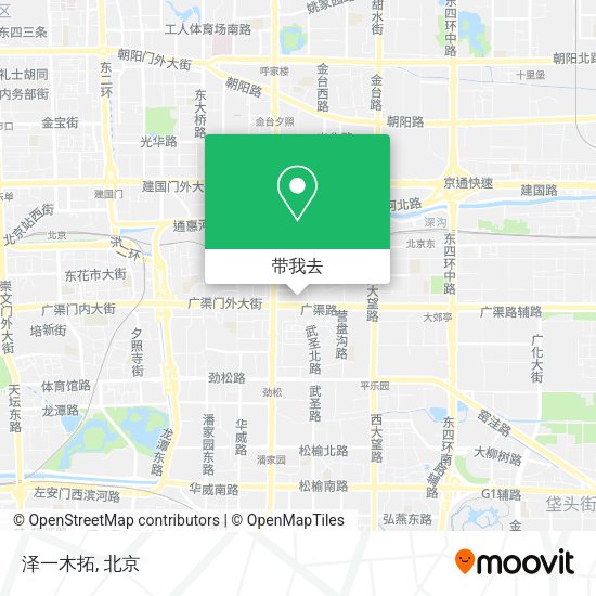 泽一木拓地图