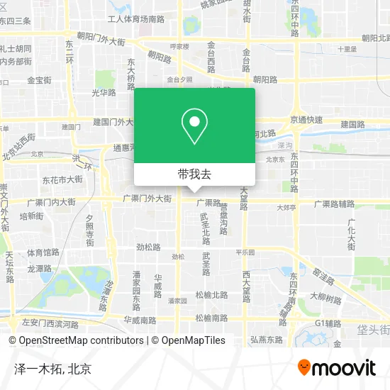 泽一木拓地图