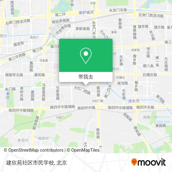 建欣苑社区市民学校地图