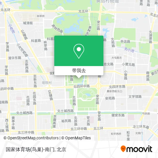 国家体育场(鸟巢)-南门地图