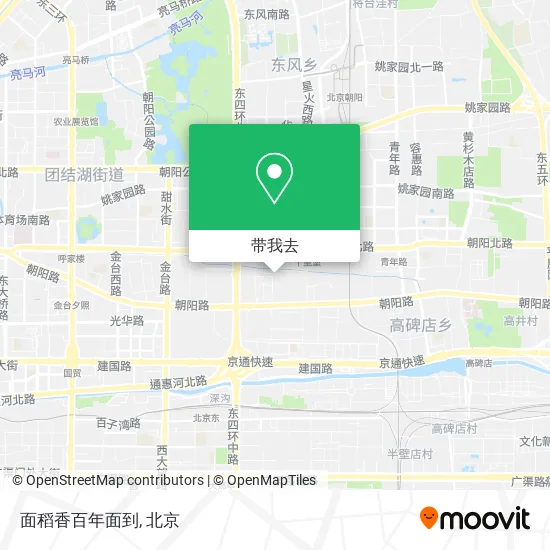 面稻香百年面到地图