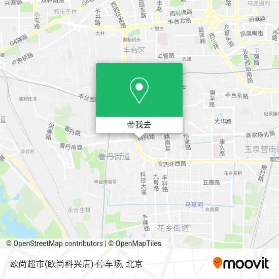 欧尚超市(欧尚科兴店)-停车场地图