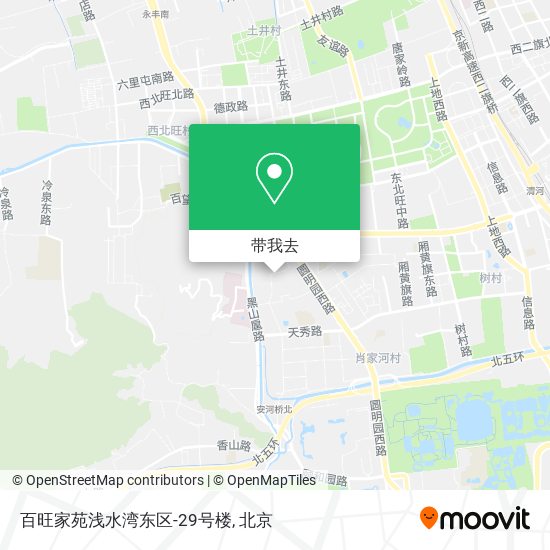 百旺家苑浅水湾东区-29号楼地图