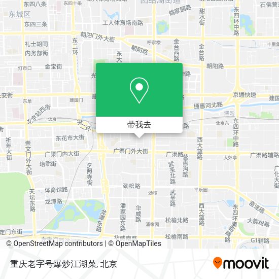 重庆老字号爆炒江湖菜地图