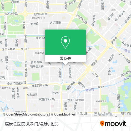 煤炭总医院-儿科门/急诊地图