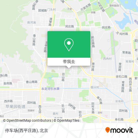 停车场(西平庄路)地图