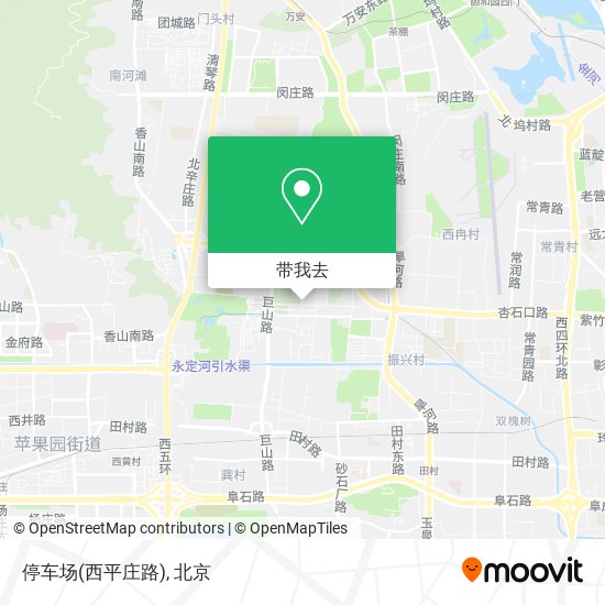 停车场(西平庄路)地图