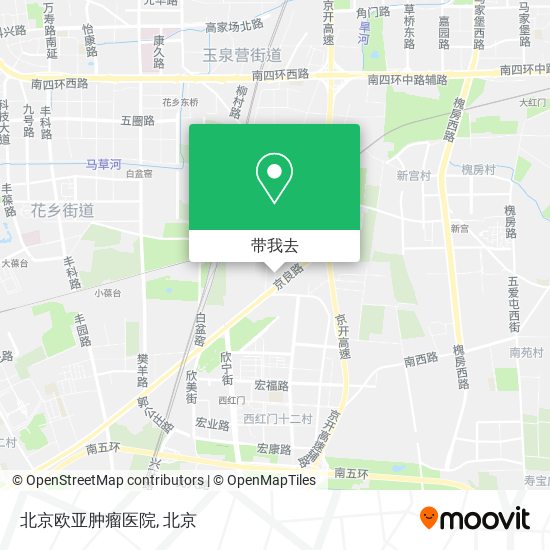 北京欧亚肿瘤医院地图
