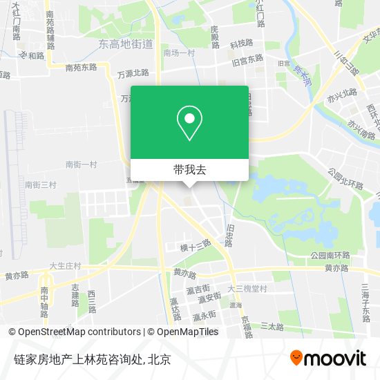 链家房地产上林苑咨询处地图