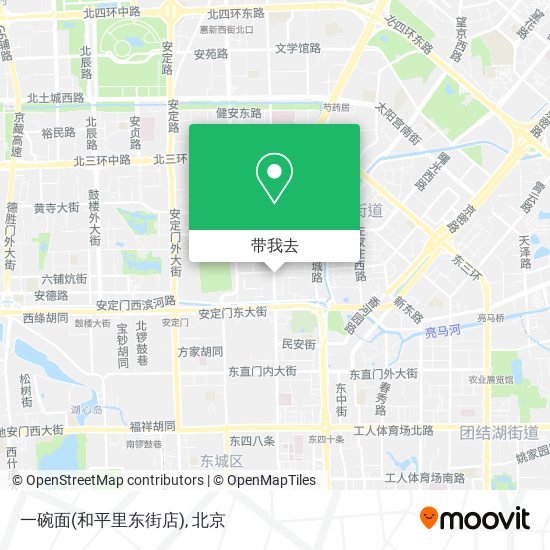 一碗面(和平里东街店)地图