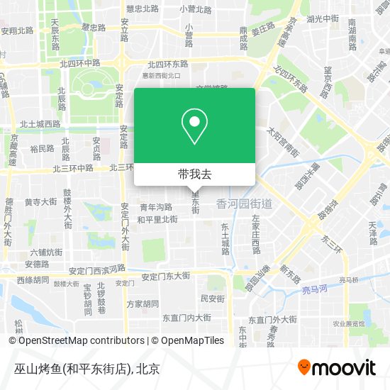 巫山烤鱼(和平东街店)地图