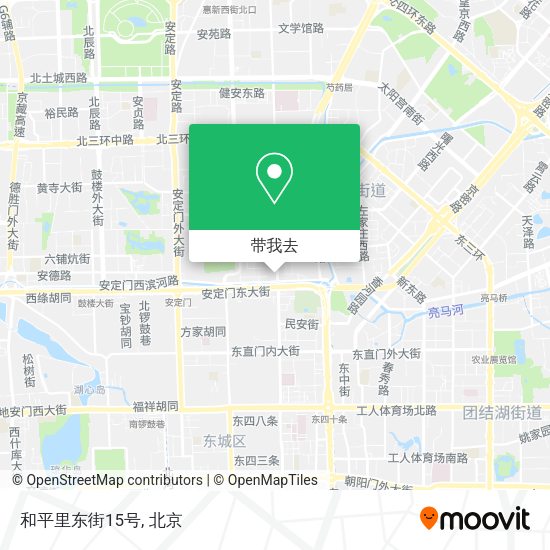 和平里东街15号地图