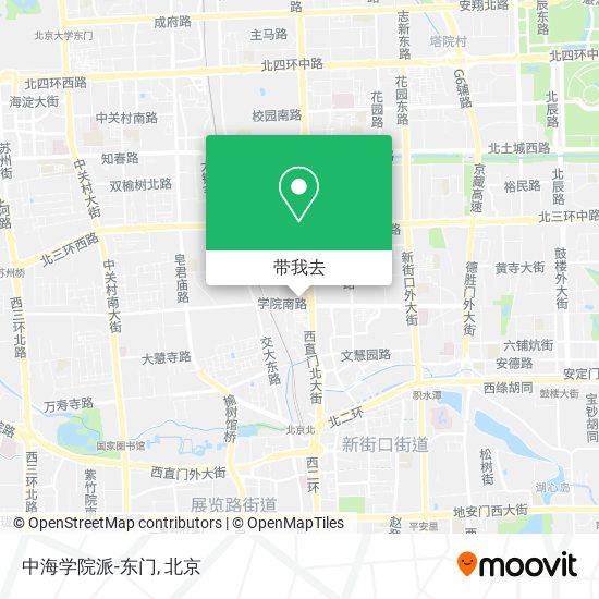 中海学院派-东门地图