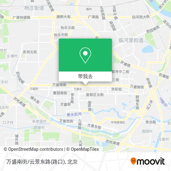 万盛南街/云景东路(路口)地图