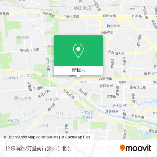 怡乐南路/万盛南街(路口)地图