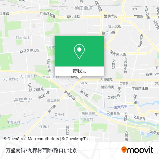 万盛南街/九棵树西路(路口)地图