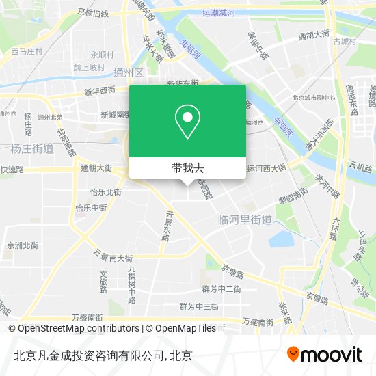 北京凡金成投资咨询有限公司地图