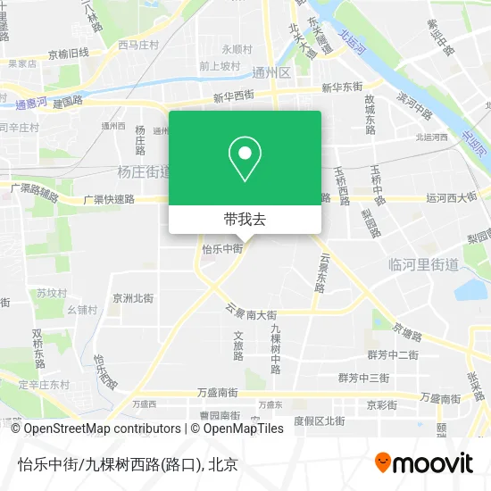 怡乐中街/九棵树西路(路口)地图
