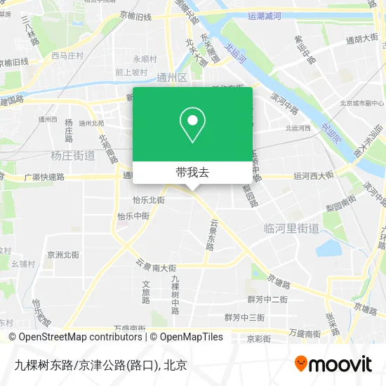 九棵树东路/京津公路(路口)地图