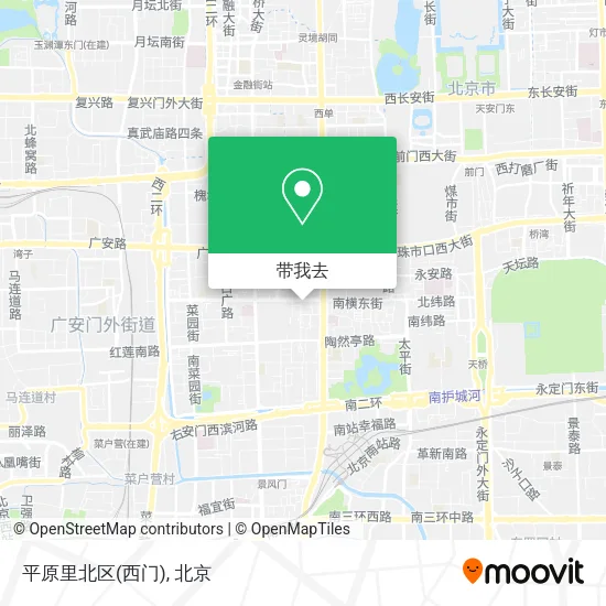 平原里北区(西门)地图