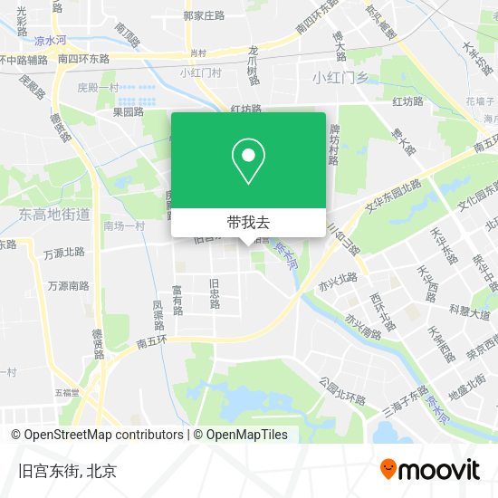 旧宫东街地图