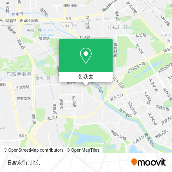 旧宫东街地图