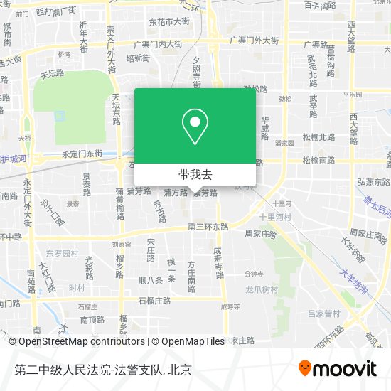 第二中级人民法院-法警支队地图