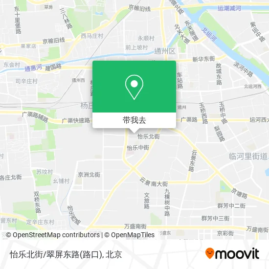 怡乐北街/翠屏东路(路口)地图