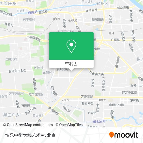 怡乐中街大稿艺术村地图