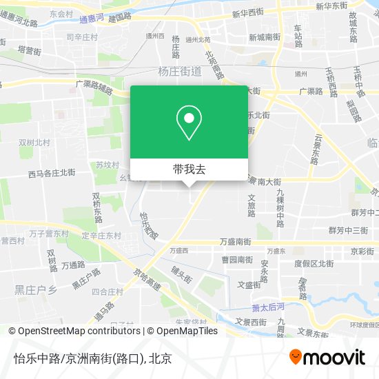 怡乐中路/京洲南街(路口)地图