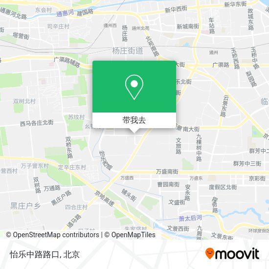 怡乐中路路口地图