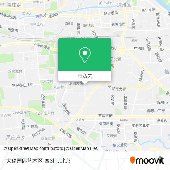 大稿国际艺术区-西3门地图