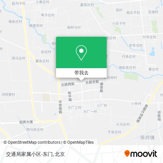 交通局家属小区-东门地图