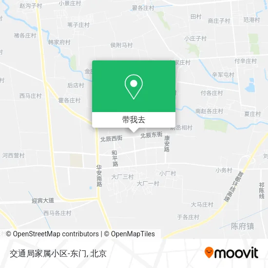 交通局家属小区-东门地图