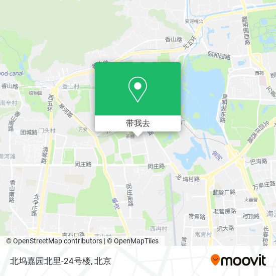 北坞嘉园北里-24号楼地图