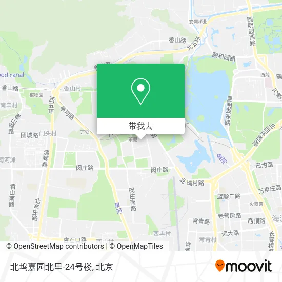 北坞嘉园北里-24号楼地图