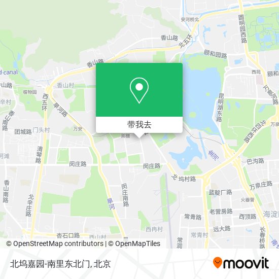 北坞嘉园-南里东北门地图