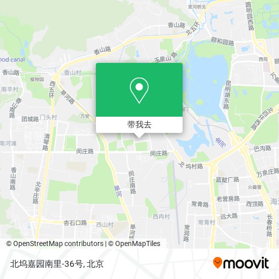北坞嘉园南里-36号地图