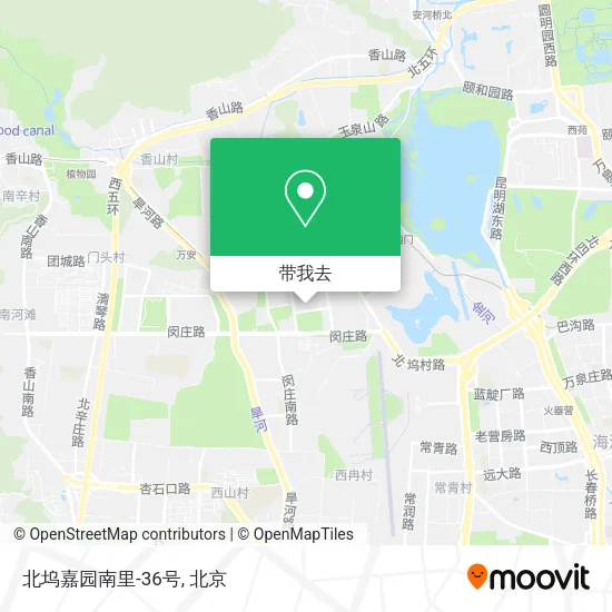 北坞嘉园南里-36号地图