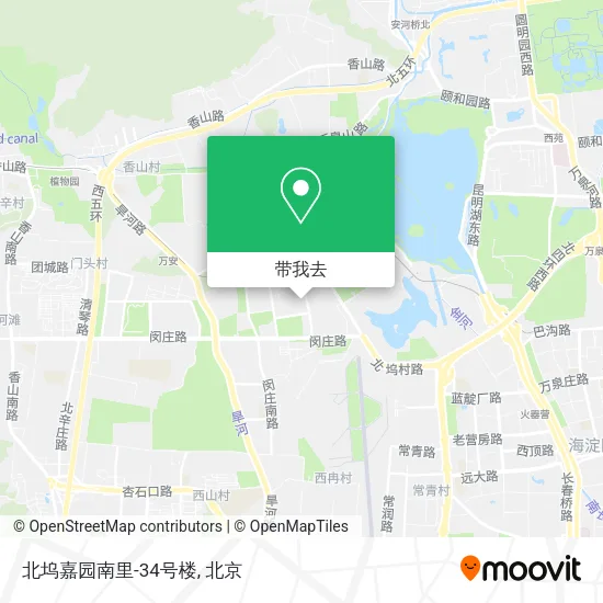 北坞嘉园南里-34号楼地图