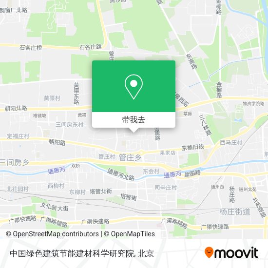 中国绿色建筑节能建材科学研究院地图